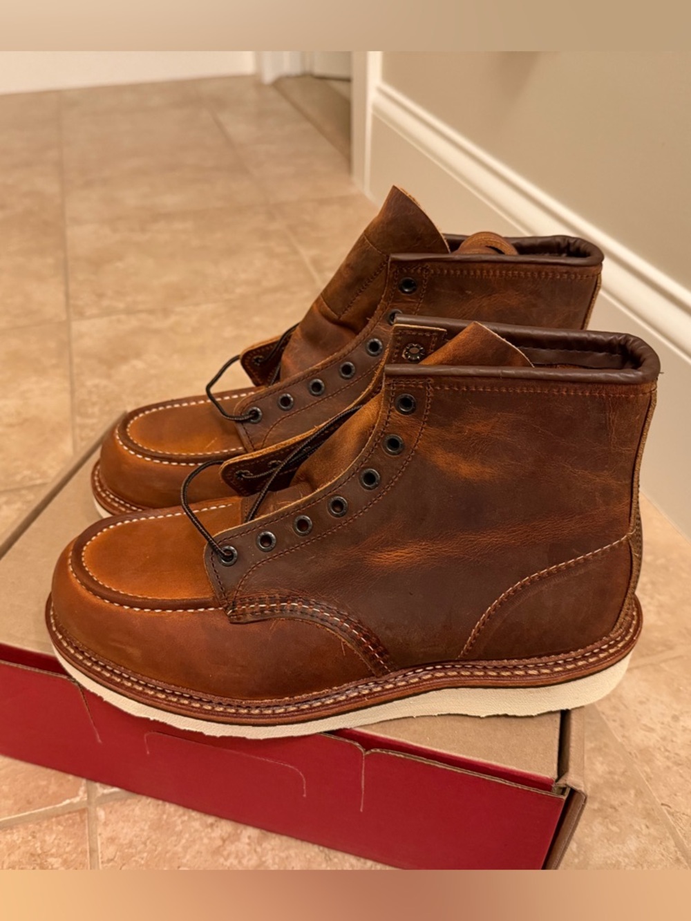 RED WING CLASSIC MOC® CLASSIC MOC® 6-Inch Boot in Copper Rough & Tough Leather